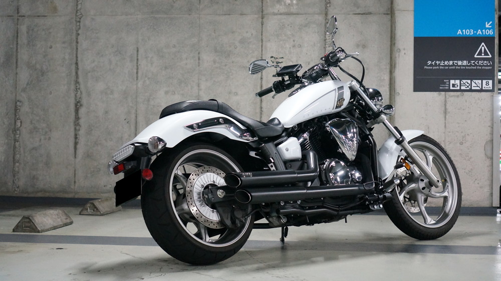 ヤマハ XVS1300CA ストライカー 2013年式 バイク洗車 | Moto-Gallery