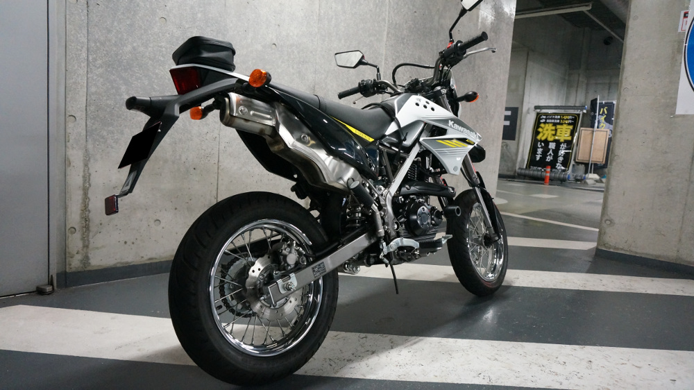 カワサキ Dトラッカー125 バイク洗車 | Moto-Gallery
