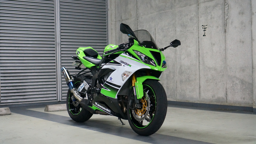 カワサキ ZX-6R 2015年式 バイク洗車 | Moto-Gallery