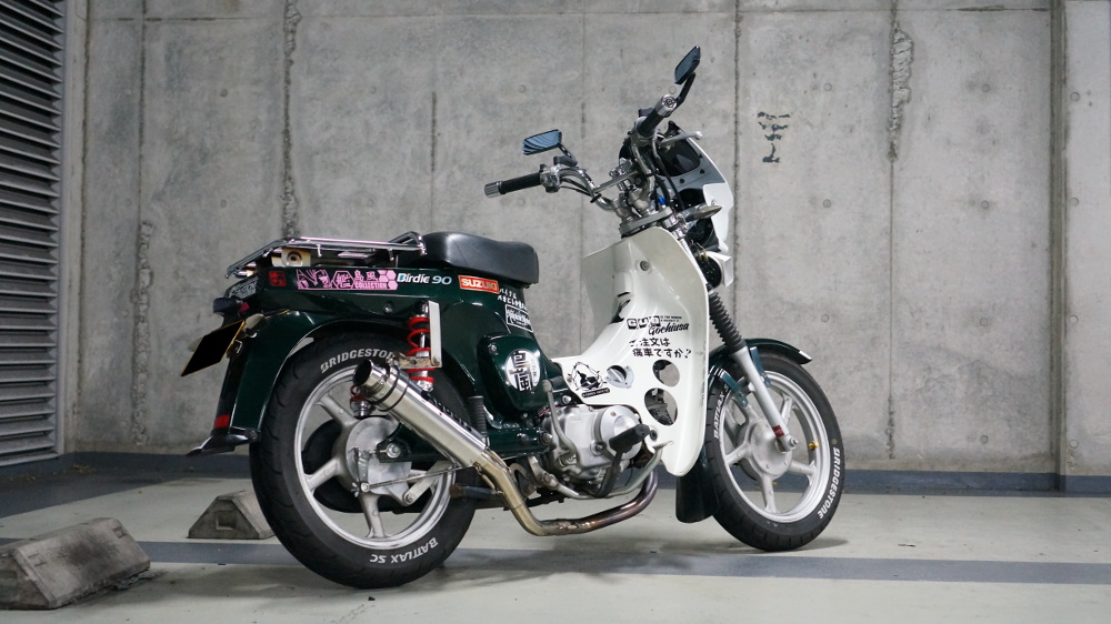 スズキ バーディ90 バイク洗車 | Moto-Gallery