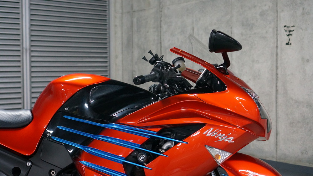 カワサキ ZX-14R バイク洗車 | Moto-Gallery
