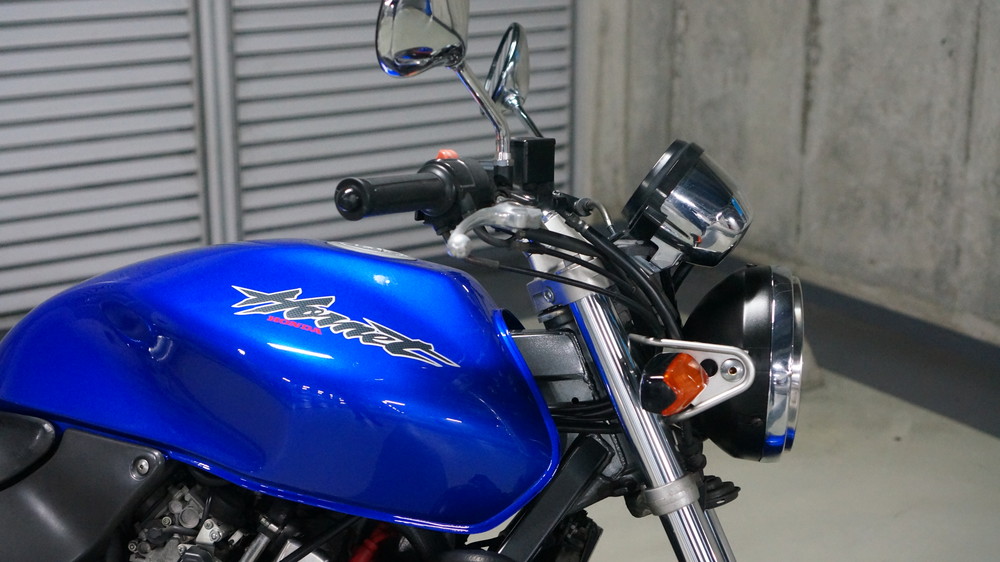 ホンダ ホーネット 前期タンク 青（ホーネット250 純正ガソリン