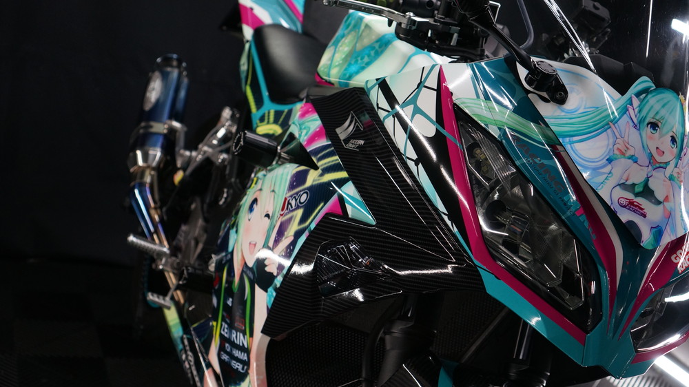 無料発送 Ninja250『初音ミク』仕様 | Moto-Gallery ヨガ・ピラティス